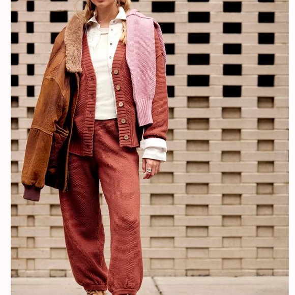 Free People Hailee Cardi Set - Canyon Sunset - Picture 3 of 5